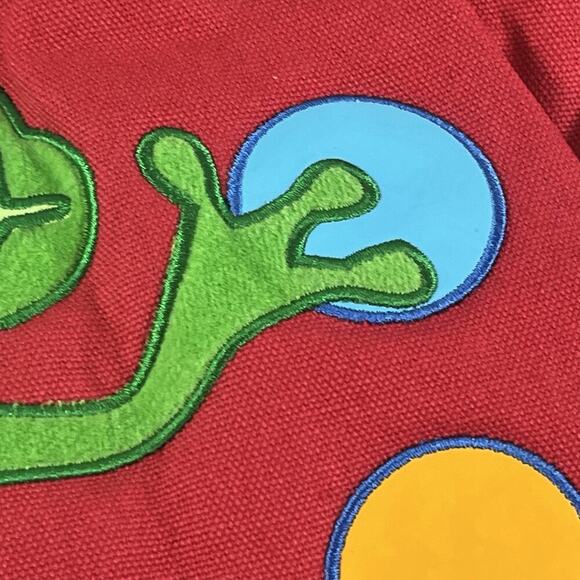 Yottoy Jack Frog Go Go Red Blue Green Back Pack Primary Colors Toddler Pockets - Picture 4 of 12